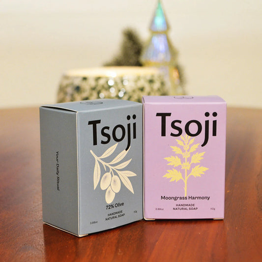 Tsoji Gentle Skin Soap Bar Duo    3.88 oz per bar · Set of 2