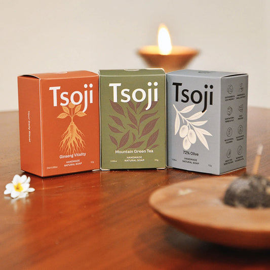 Tsoji Zen House Bar Soap Set 3.88 oz per bar · Set of 3