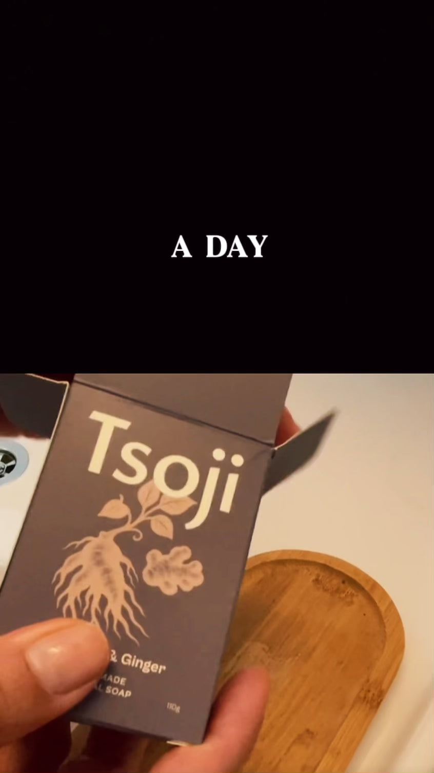A short video about integrating Tsoji handmade all natural soap in men and women's daily self care routine to reconnect, reset and revive