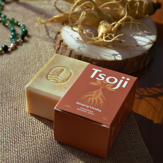 Ginseng Vitality｜Energy-Boosting, Herbal Skin-Reviving Soap by Tsoji